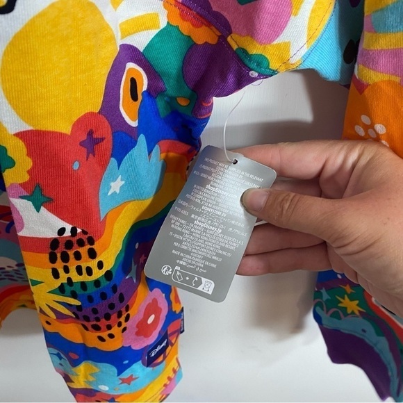 Disney Parks Pride Spirit Jersey NEW XS Colorful Rainbow LGBTQ Mickey Mouse - Picture 7 of 8